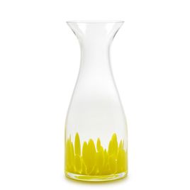 Liter Single Color Milky Yellow Murano Style Art Glass