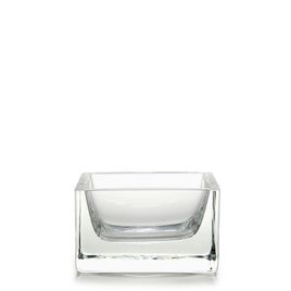 PaperClip Holder Transparent Murano Style Art Glass