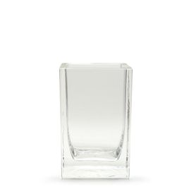 Pencil Holder Transparent Murano Style Art Glass