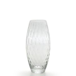 Glass Vase Olive Small Baloton Transparent Murano Style Art Glass