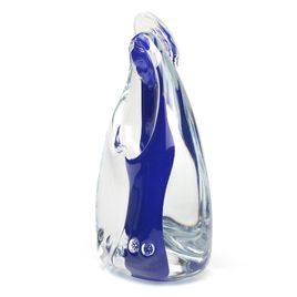 Our Lady Blue Murano Crystals Cadoro